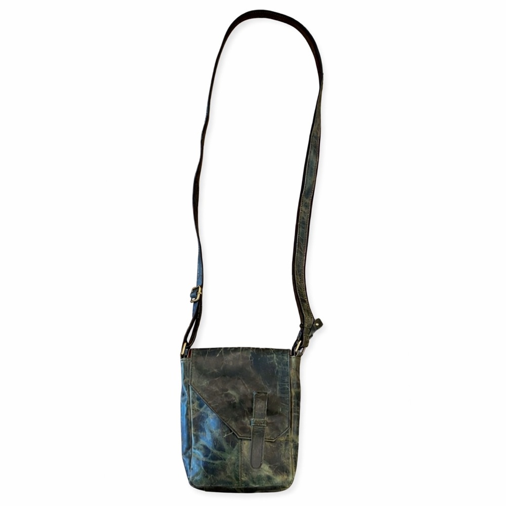 Women’s Green Leather Crossbody Bag